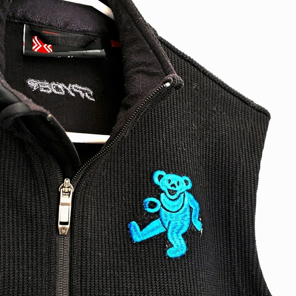 Unisex Spyder Vest Grateful Dead Bear - Picture 1 of 5